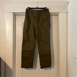 Madewell Green Pull On Trousers